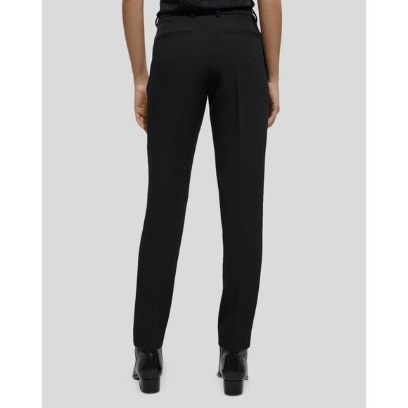 NWT The Kooples Classic Crepe Stretch Dress Pants Professional Black FR 40 US 8 - Picture 2 of 12